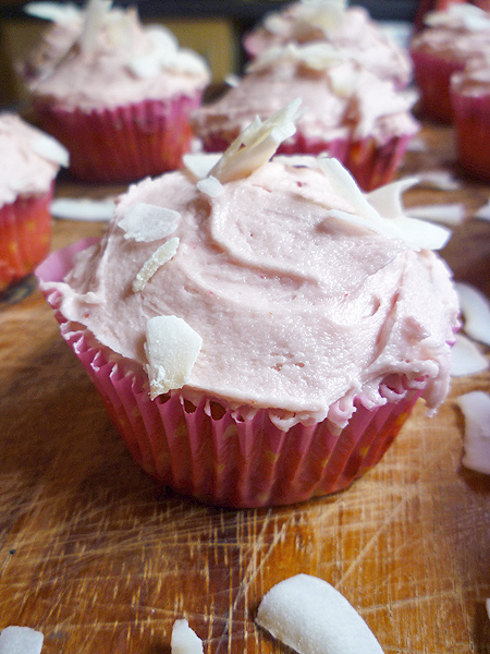 Raspberry Coconut Cupcakes Recipe