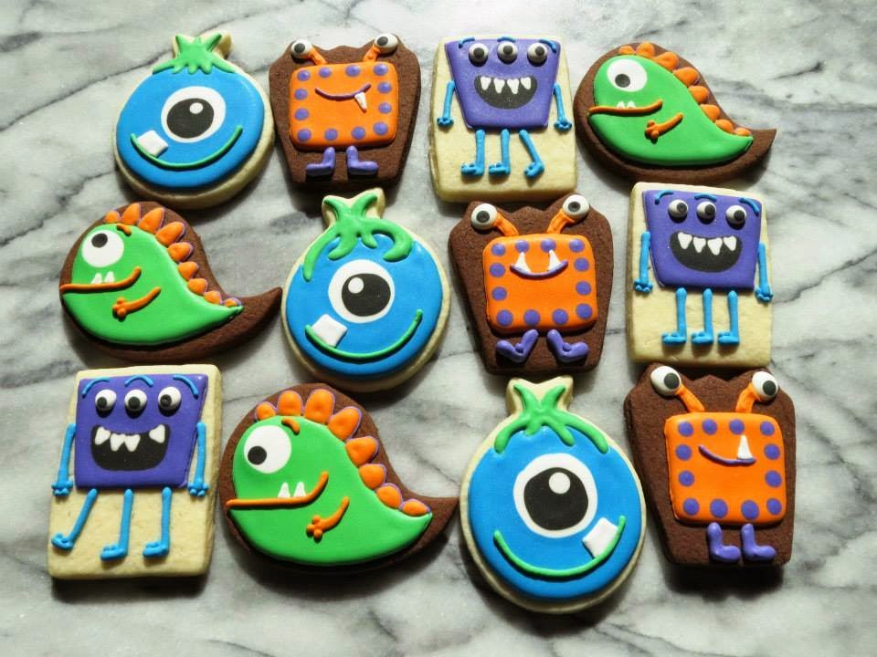 Cammy S Kitchen Off Topic Decorated Cookies Silly Monsters