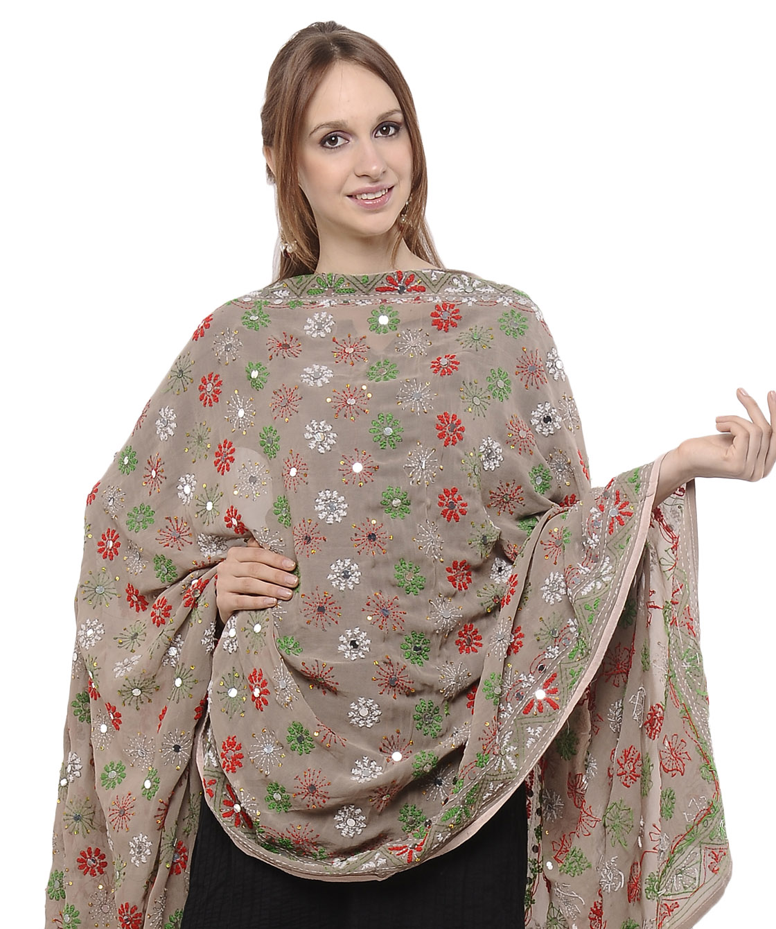 Handmade phulkari dupatta  hand embroidered phulkari dupatta designs