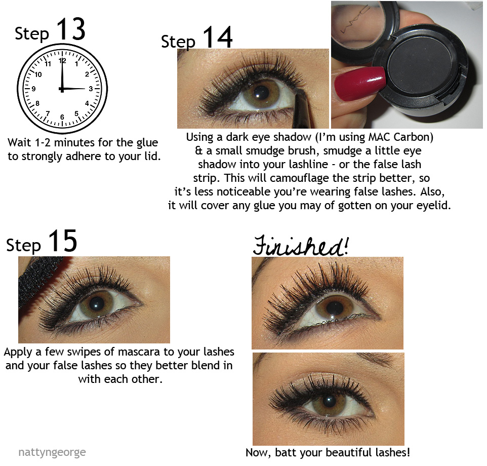 Tutorial How to Apply Fake Lashes! (Very Long Post)