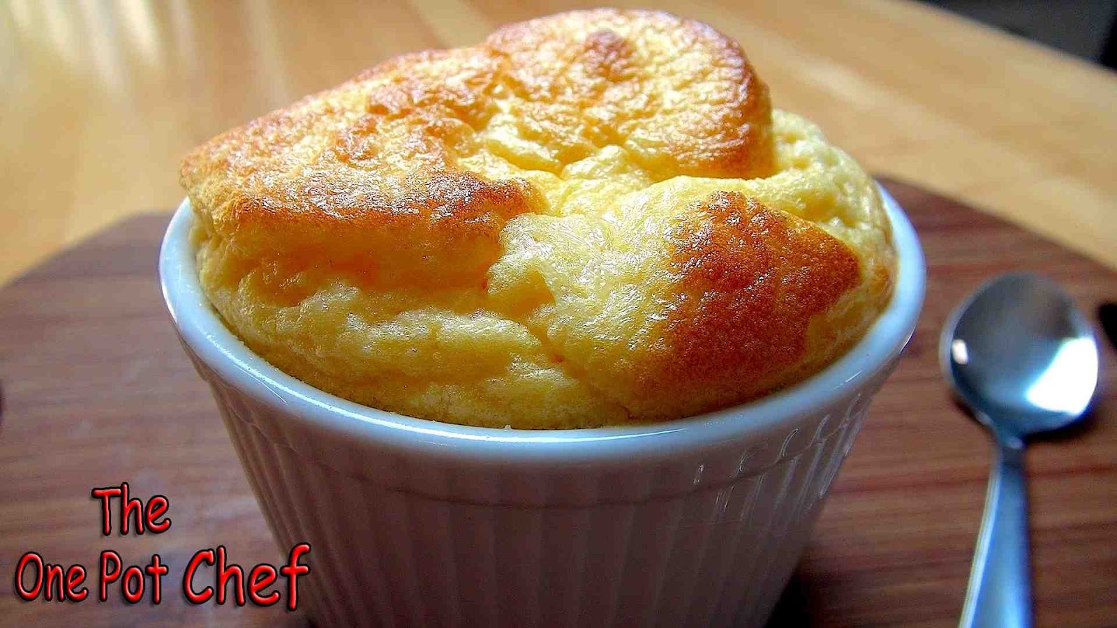 The One Pot Chef Show: Easy Cheese Souffle - RECIPE