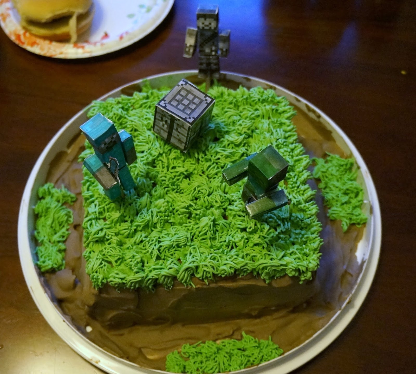 Heidi's Kitchen Minecraft Ice Cream Cake