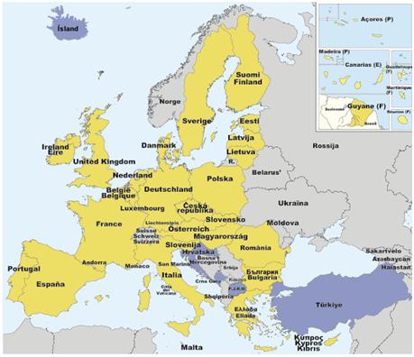 Doce Ler: O mapa da Europa