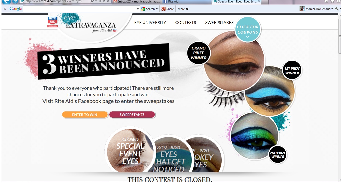 Monica LOVES Makeup Rite Aid Eye Extravaganza Prize!