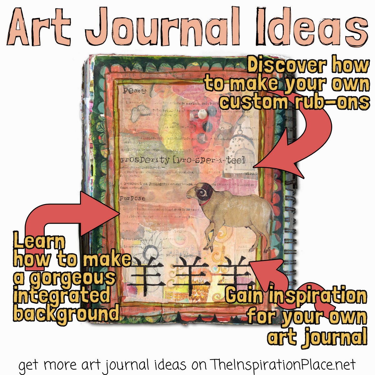 art journal ideas on http://schulmanart.blogspot.com/2015/02/art-journal-ideas-chinese-new-year.html