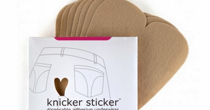 Knicker Sticker: Disposable Adhesive Underwear, stick on pants no