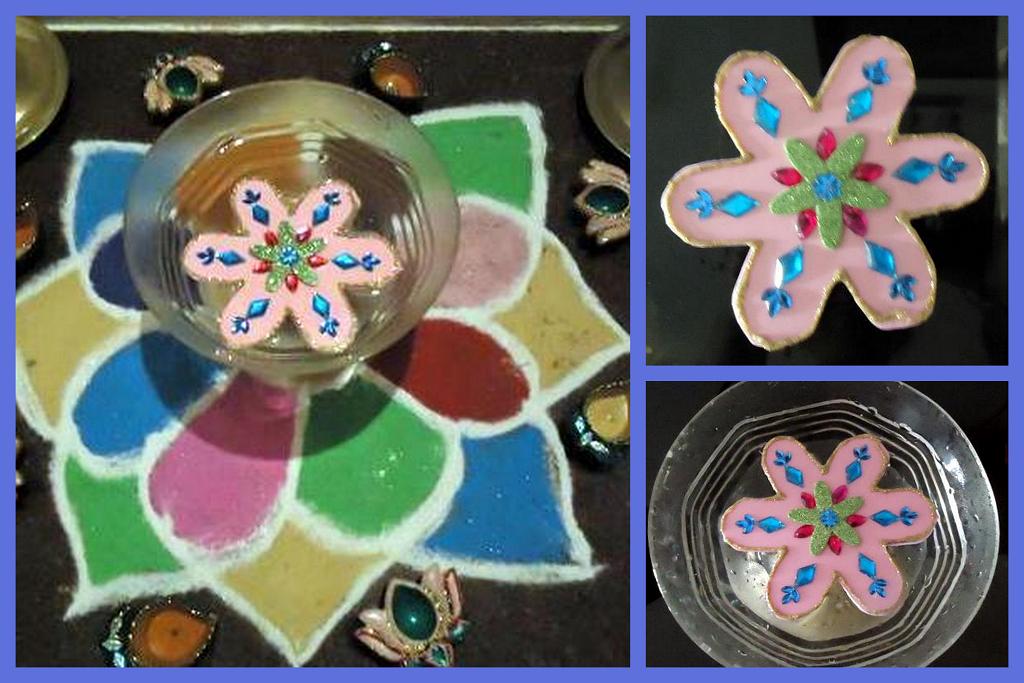 How to Draw a Floating Rangoli, Step By Step Guide to Draw a Floating Rangoli Diwali Celebrations