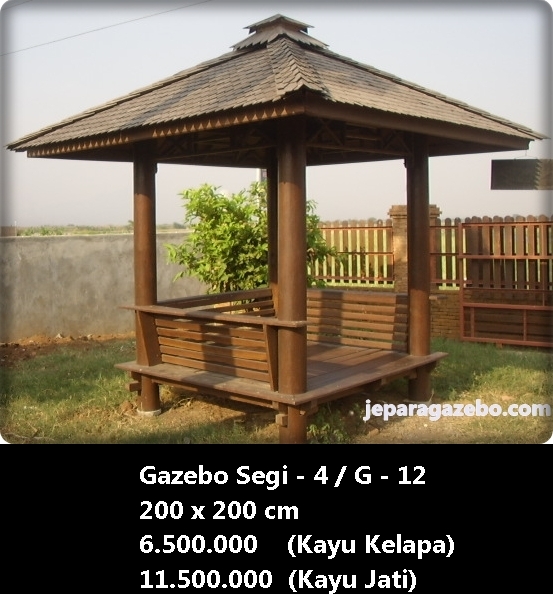 Harga Jual Model Gambar Desain Gazebo Taman Kayu Gazebo