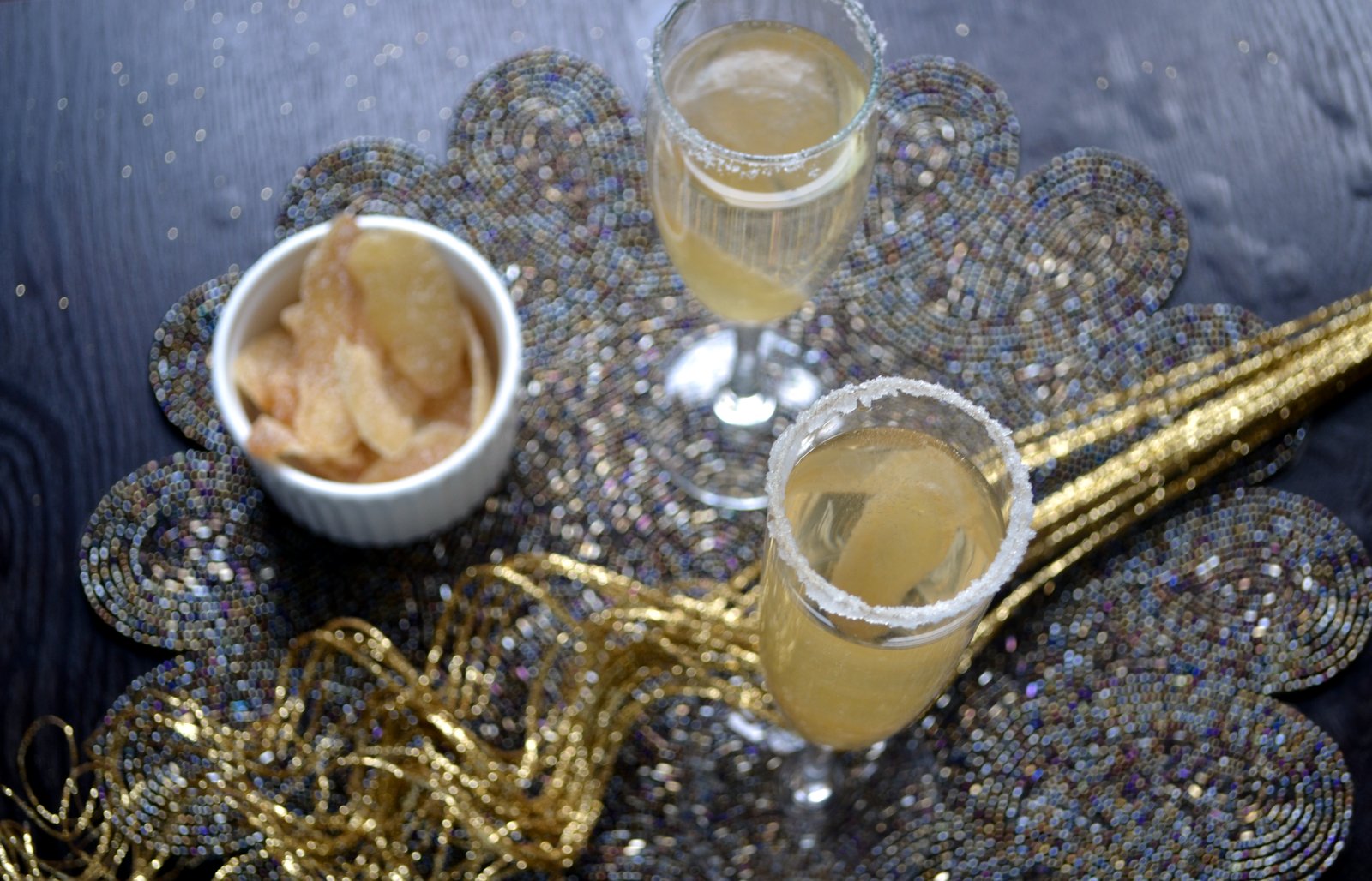 Hardly Housewives Ginger Infused Champagne