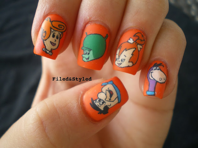 Flintstones Nails
