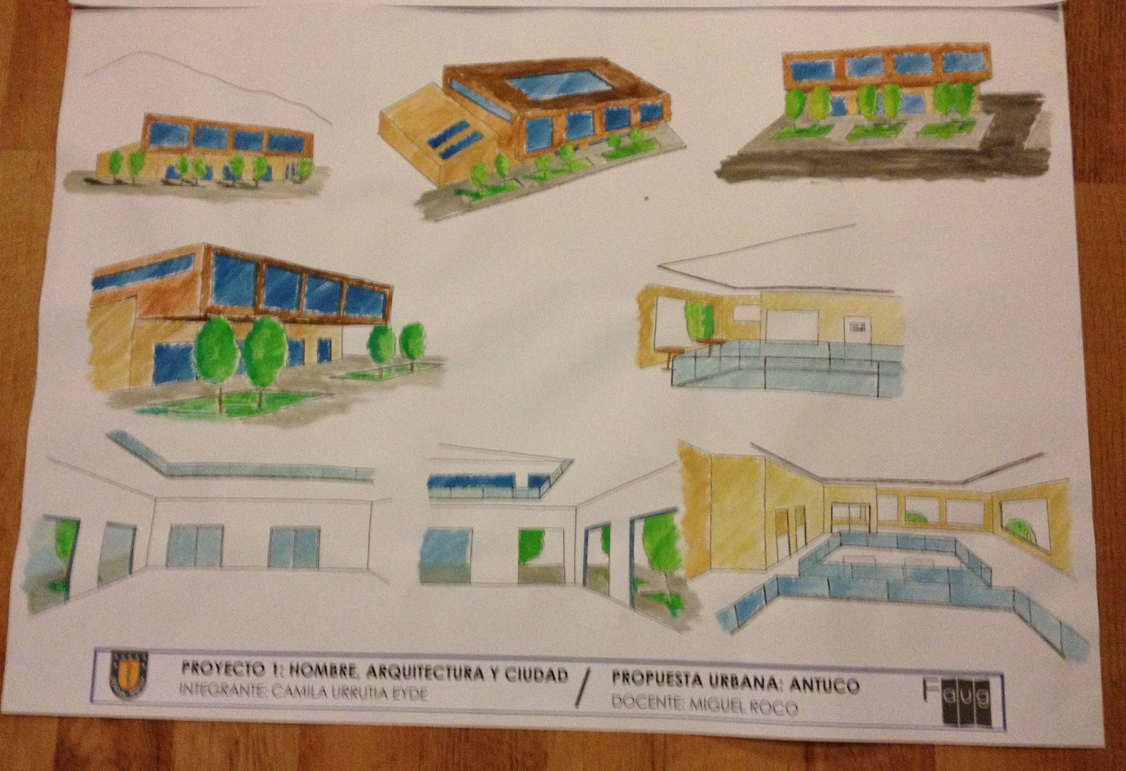 Proyecto 1 "Hombre, arquitectura y ciudad": Revisión 2: centro cultural