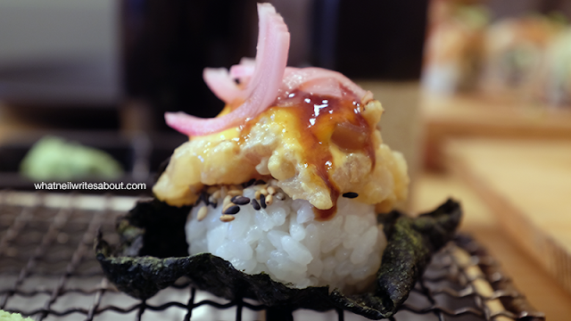 Neil Writes About Ooma Japanese Rice Bar Taco Maki