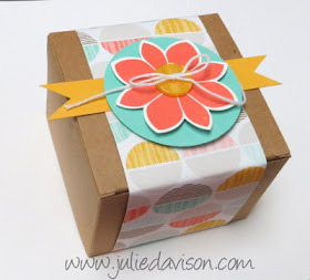 Stampin' Up! Petal Potpourri Gift Box: Occasions Catalog Sneak Peek #stampinup www.juliedavison.com