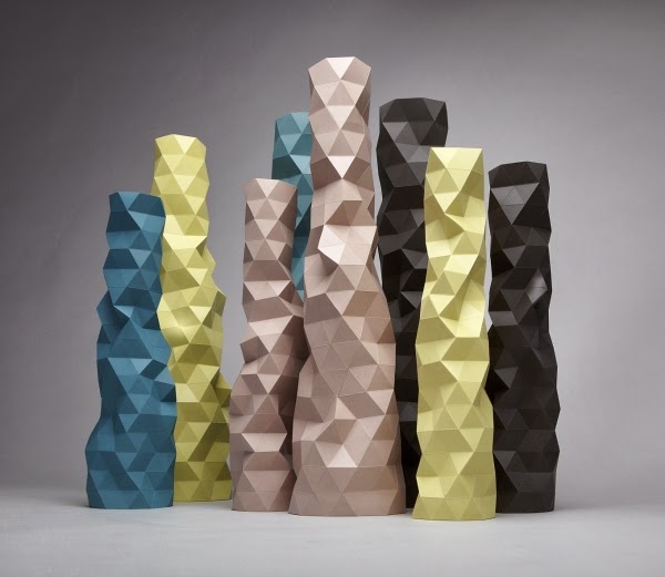 Jarrones facetados - faceted vases de phil cuttance