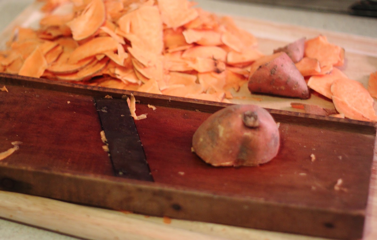 Confections from the Cody Kitchen Homemade Sweet Potato Chips
