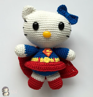 Amigurumi Hello Kitty: Superwoman Free Amigurumi ...