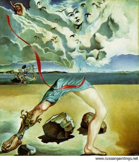 Salvador Dali-Mural Painting for Helena Rubinstein