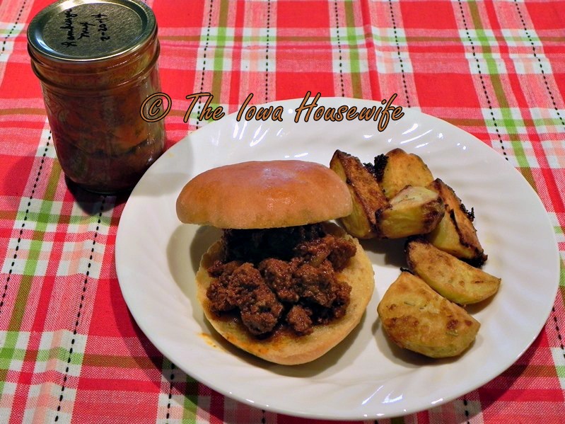 The Iowa Housewife Canning Ground Beef...Home Canned Hamburger Mix