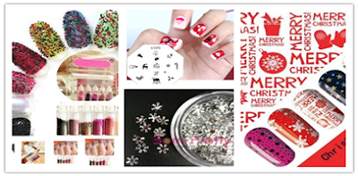 Mistletoe southernliving Christmas nail art designs show