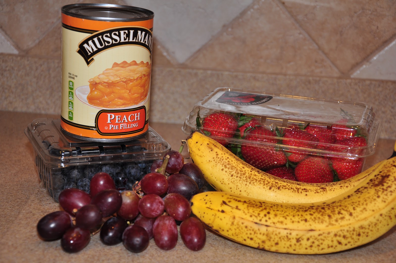 The Changeable Table Peach Glazed Fruit Salad