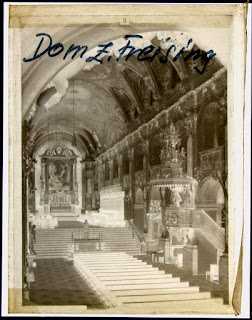 Innenaufnahme des Freisinger Doms - Glasnegativ  - 1920-1940?