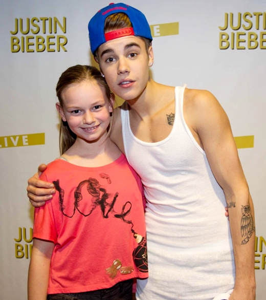 Little Fans of Justin Bieber With Him - Justin Bieber Blog