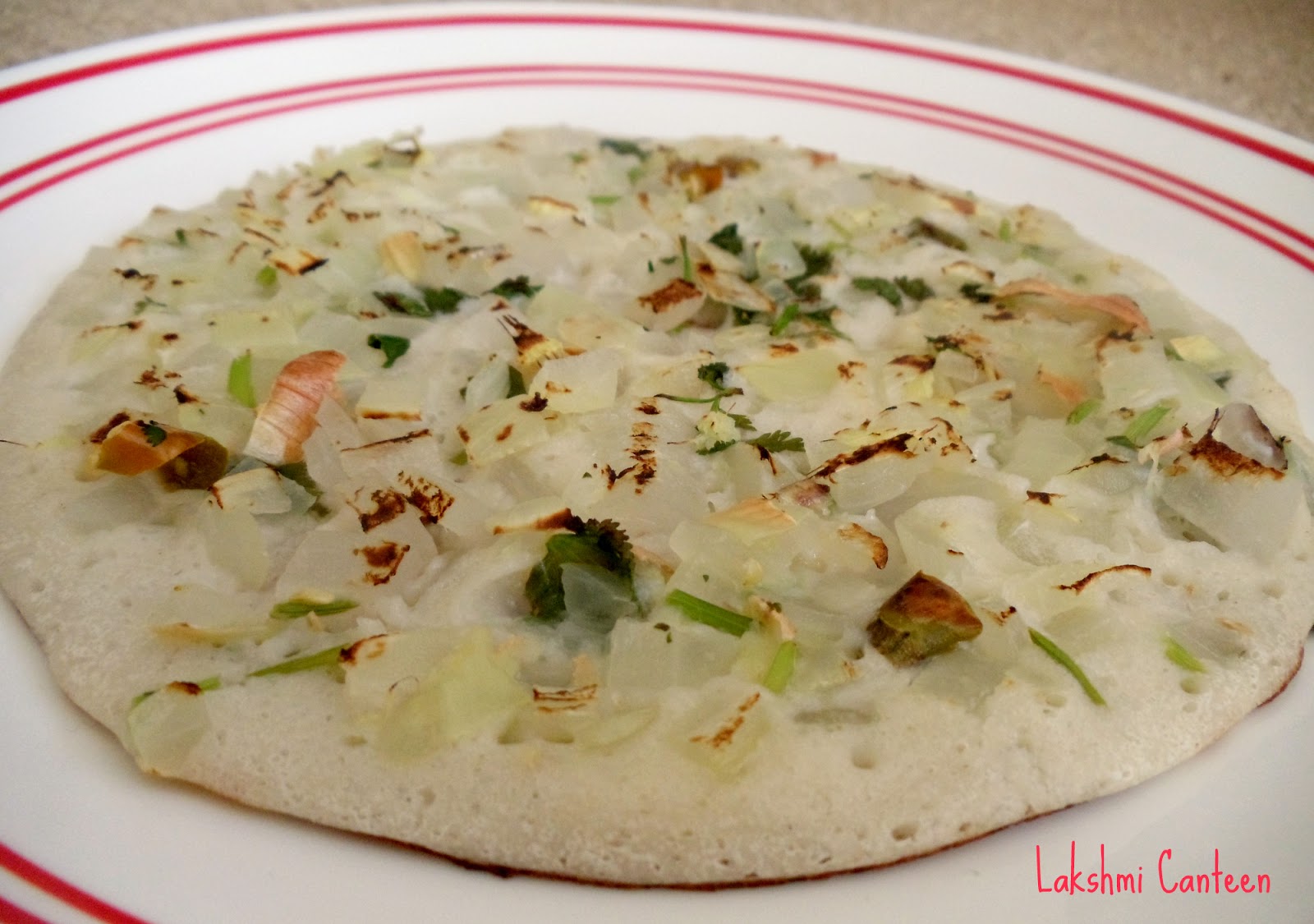 Lakshmi Canteen Uthappa (Dosa with Onion Toppings)