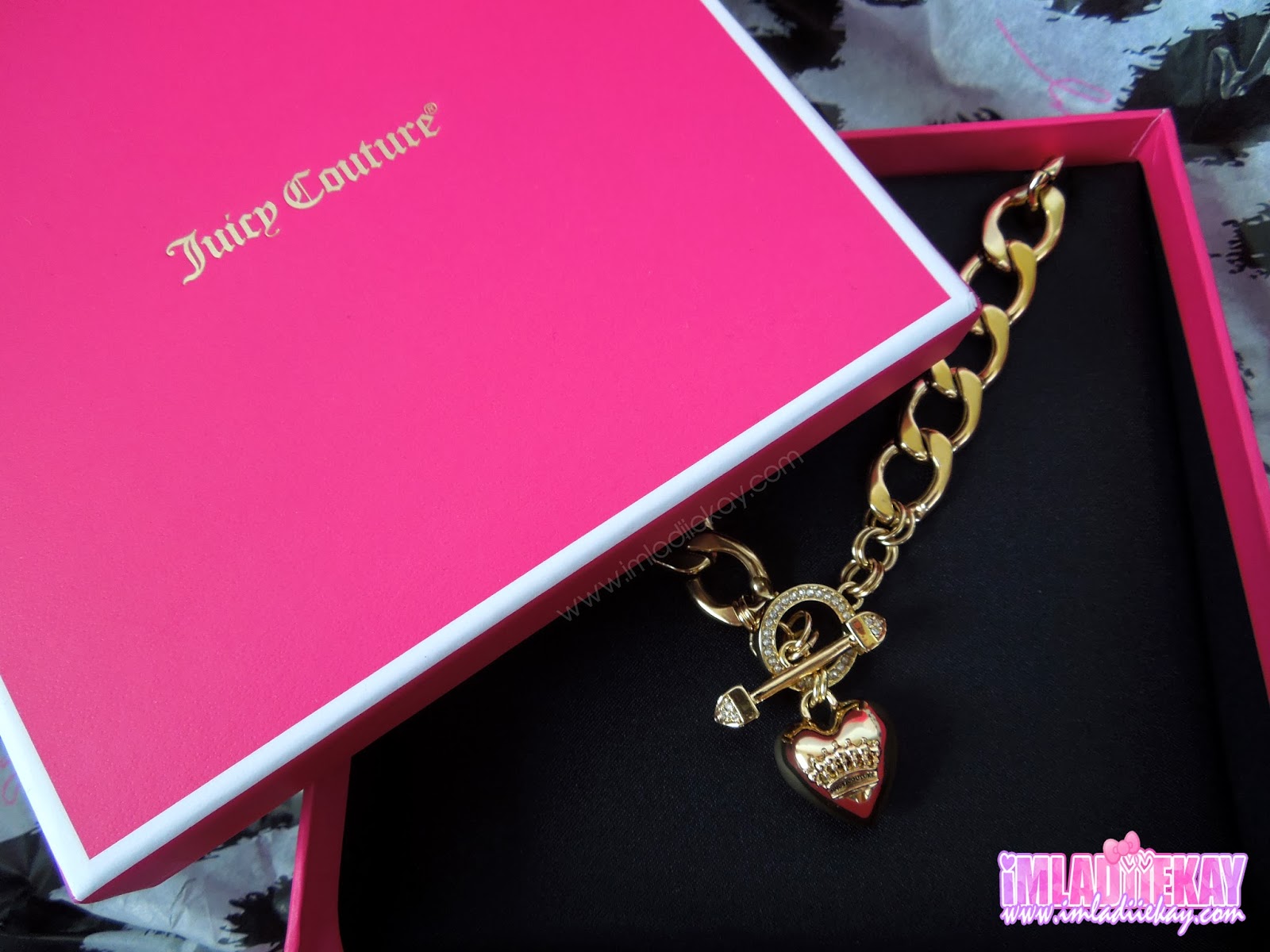 Juicy Couture Starter Charm Bracelet, Pink  Juicy couture bracelet, Girly  jewelry, Pretty jewellery