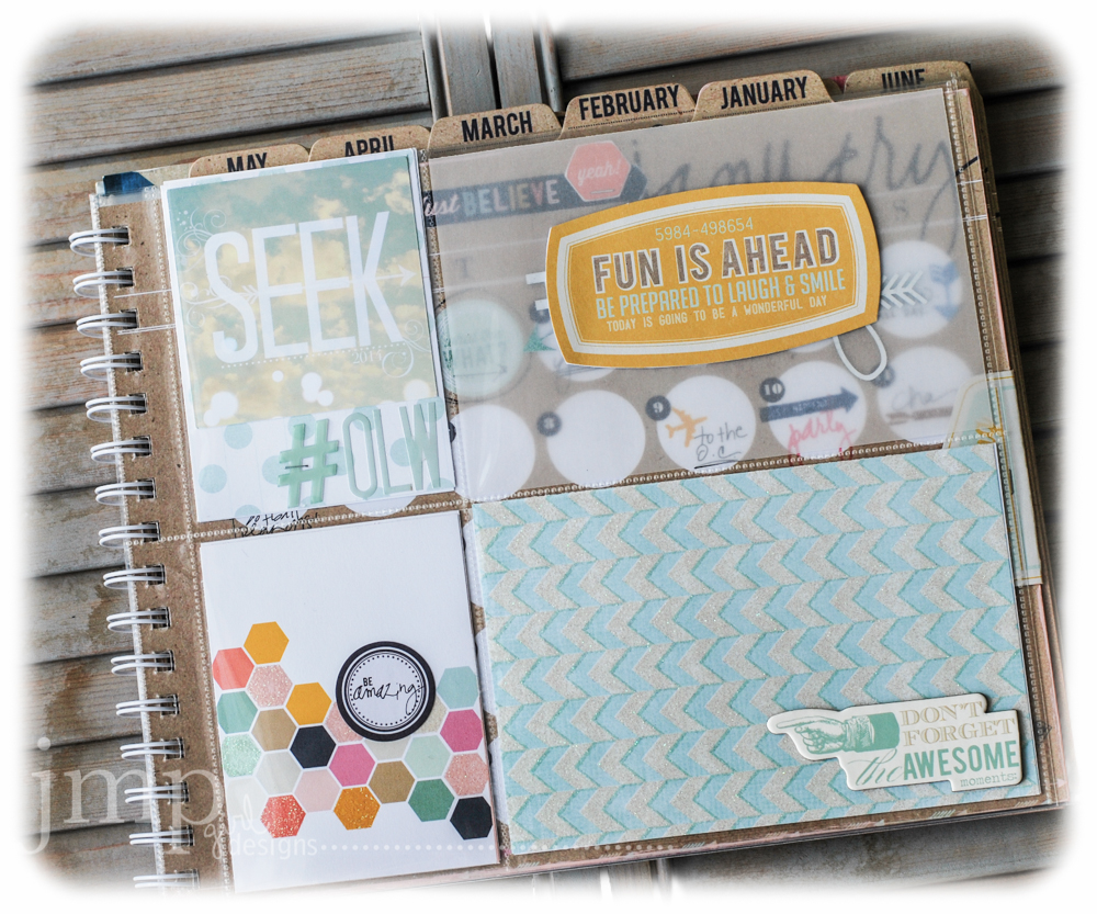 jamie pate memory planner album from heidi swapp