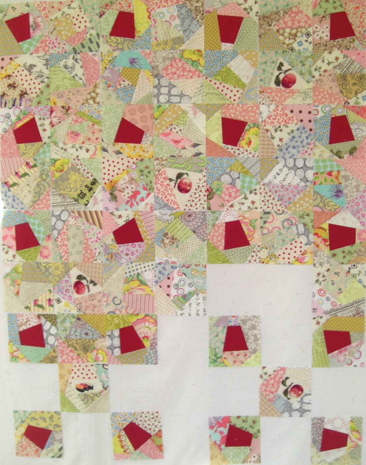 Selvage Blog Thimbles Quilt Needs Something