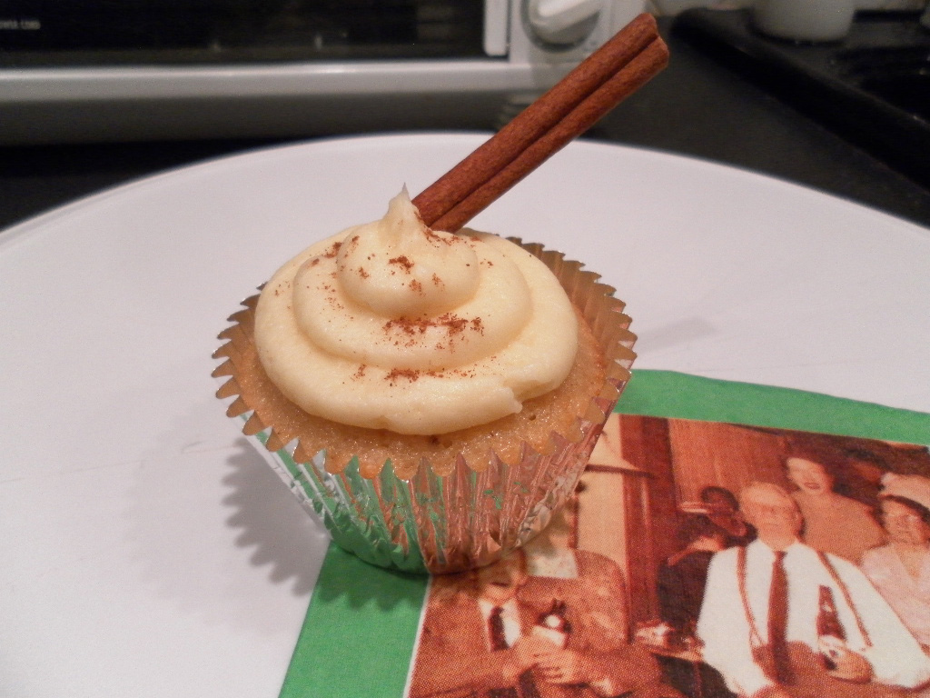 Whisking Through Life A Boozy Eggnog Cupcake for the Season