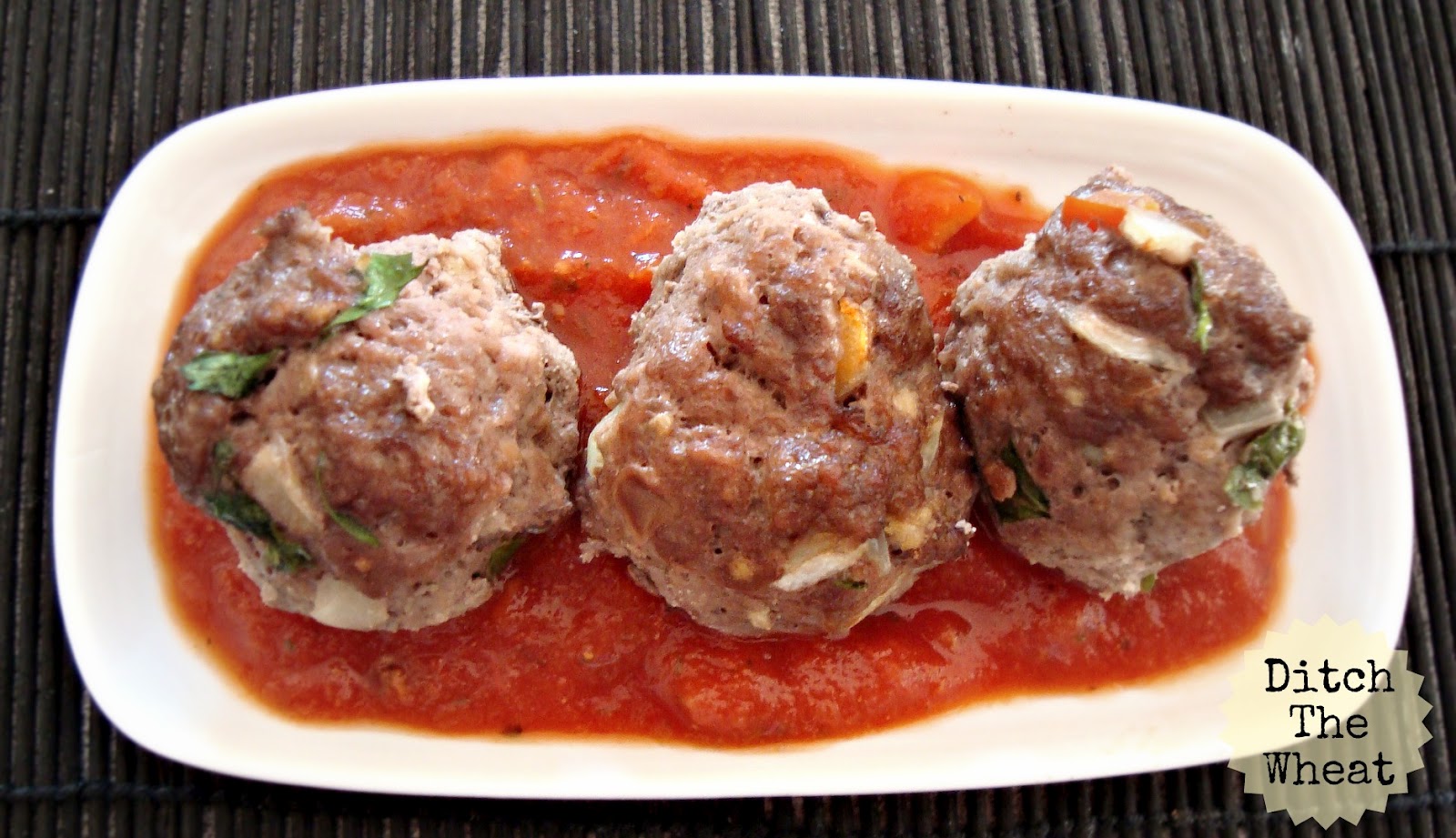 Gluten Free Italian Meatballs & Pink Slime Ditch The Wheat