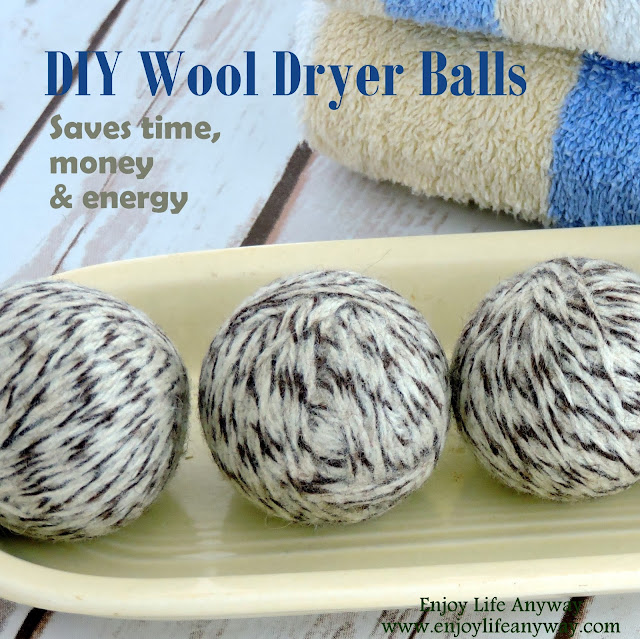 Enjoy Life Anyway DIY Felted Wool Dryer Balls