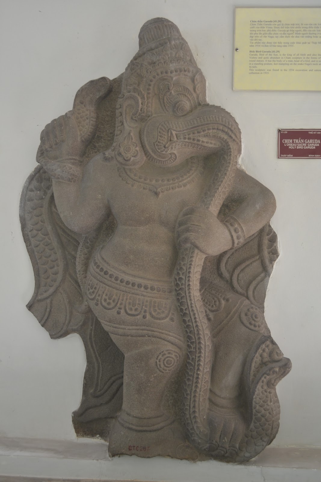 Garuda in cham museum , danang