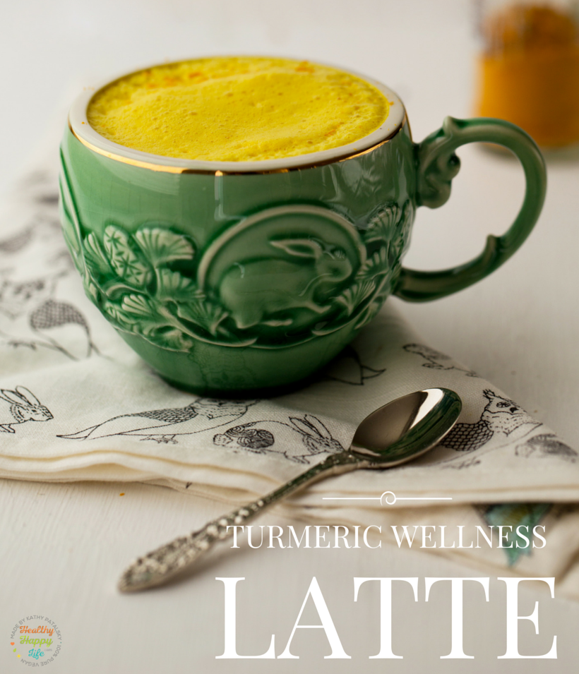 turmeric latte, vegan