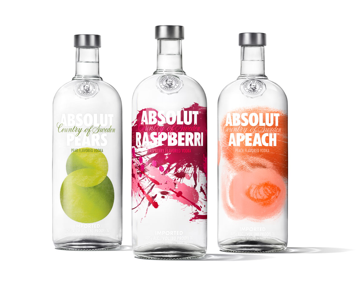 Absolut Flavored Vodka Redesigned Packaging Of The World