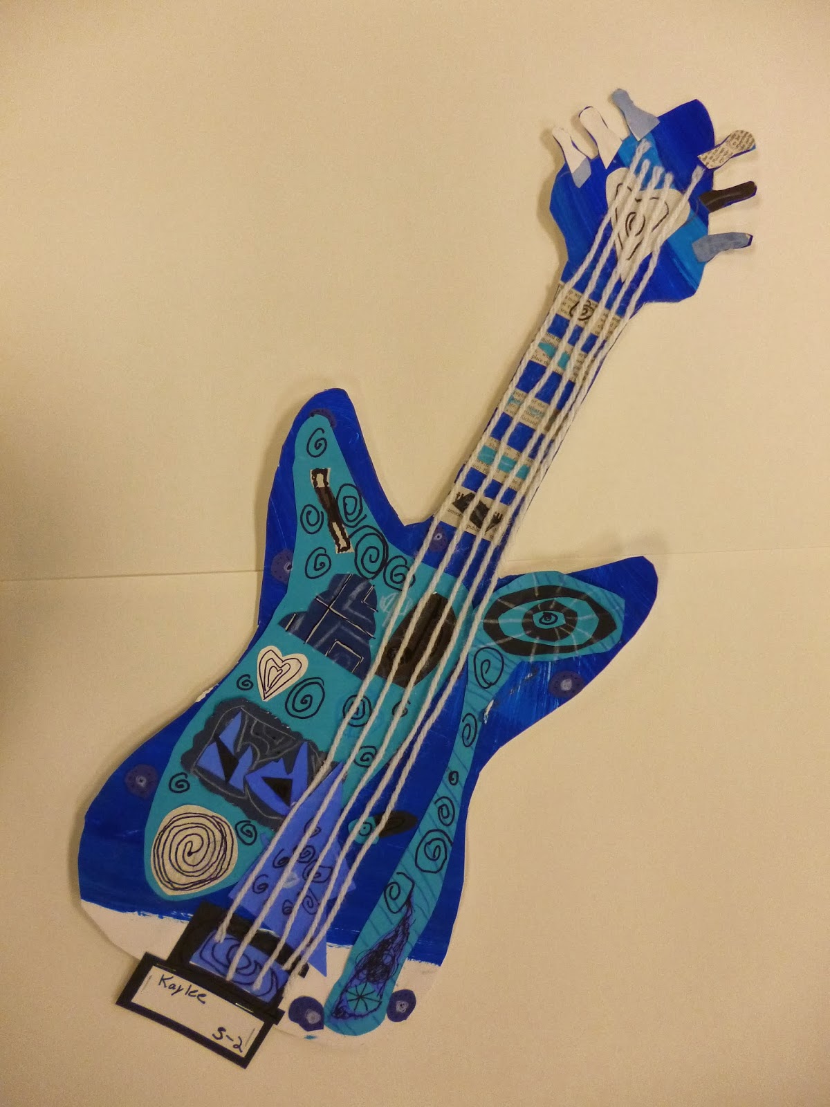Year Two Picasso Blue Period Guitars