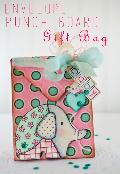 Lori Hairston Baby Elephant Gift Bag