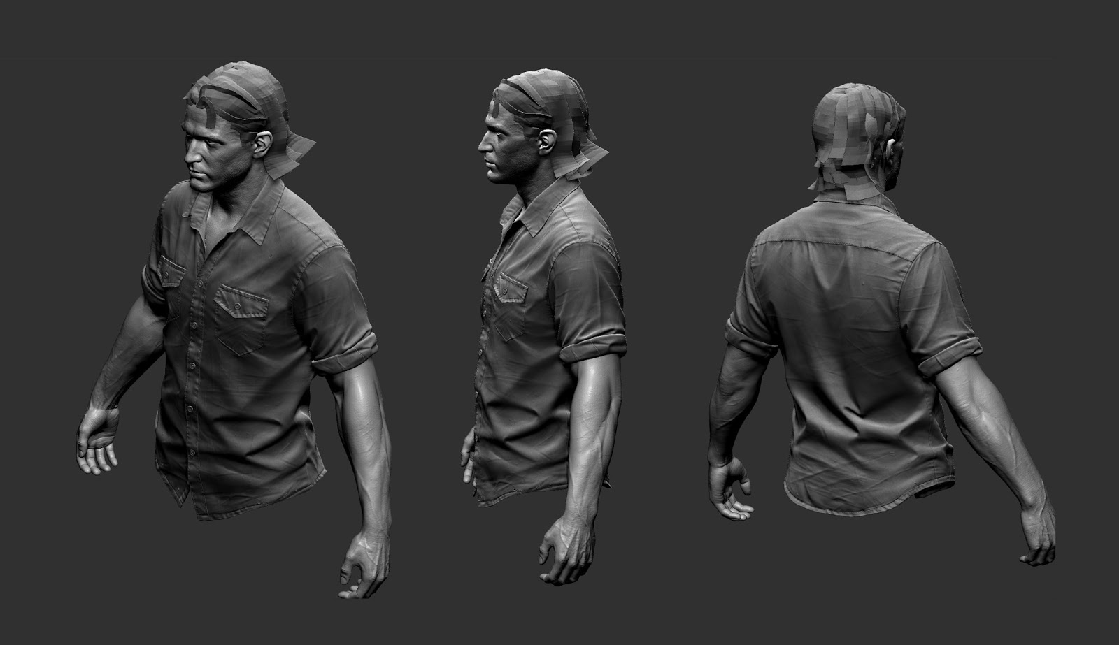 The Last of Us - Characters Sculpt | CG Daily News