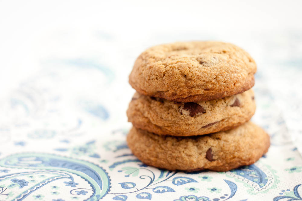 Buttered Up Buckwheat Chocolate Chip Cookies