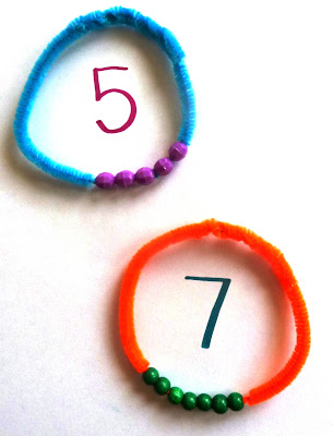 Tunstall's Teaching Tidbits: Number Bracelets!