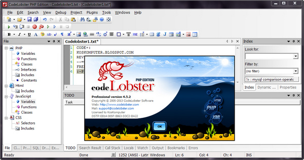 codelobster ide serial key