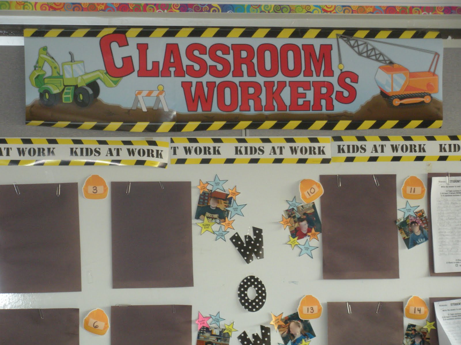 Construction Themed Classrooms ClutterFree Classroom