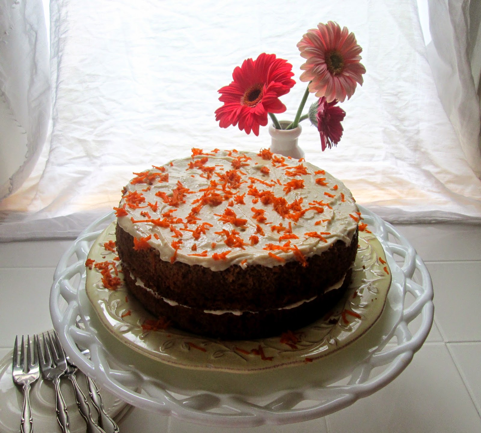 Hope For Healing Gluten Free Carrot Cake without nuts and dairy