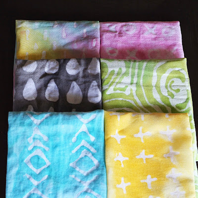 textiles dye tie glue paint medium batik acrylic own fabric using