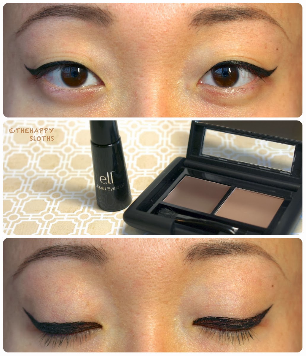 e.l.f. Cosmetics Studio Eyebrow Kit & Essential Liquid Eyeliner Review