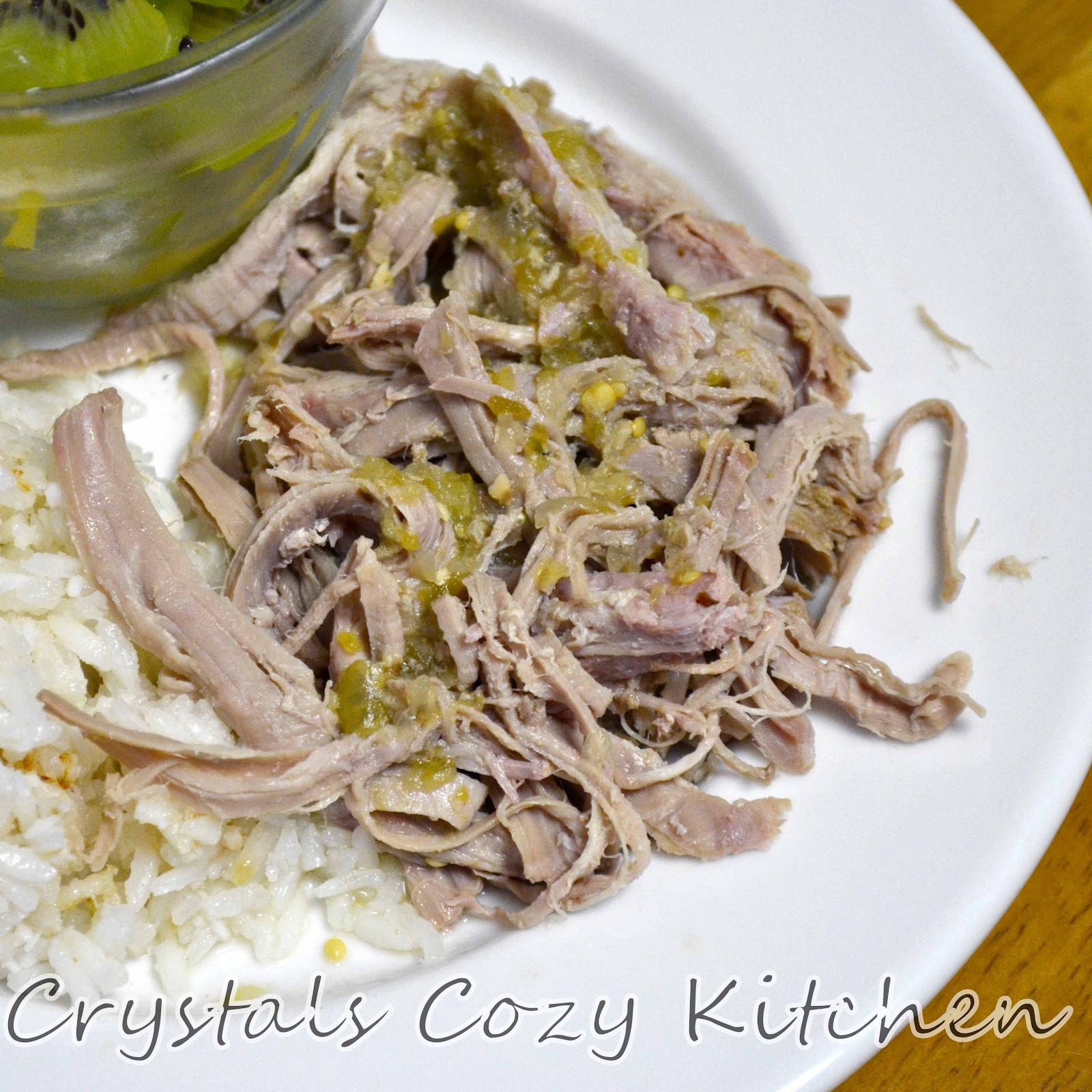 Crystal's Cozy Kitchen Salsa Verde Pork Loin Roast (Slow Cooker)