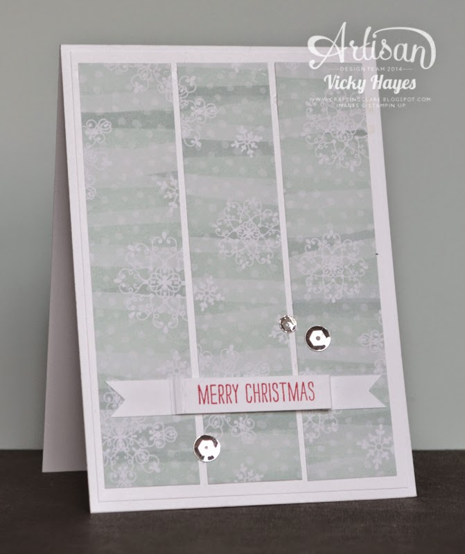 Crafting inspiration from Vicky at Crafting Clare's Paper Moments