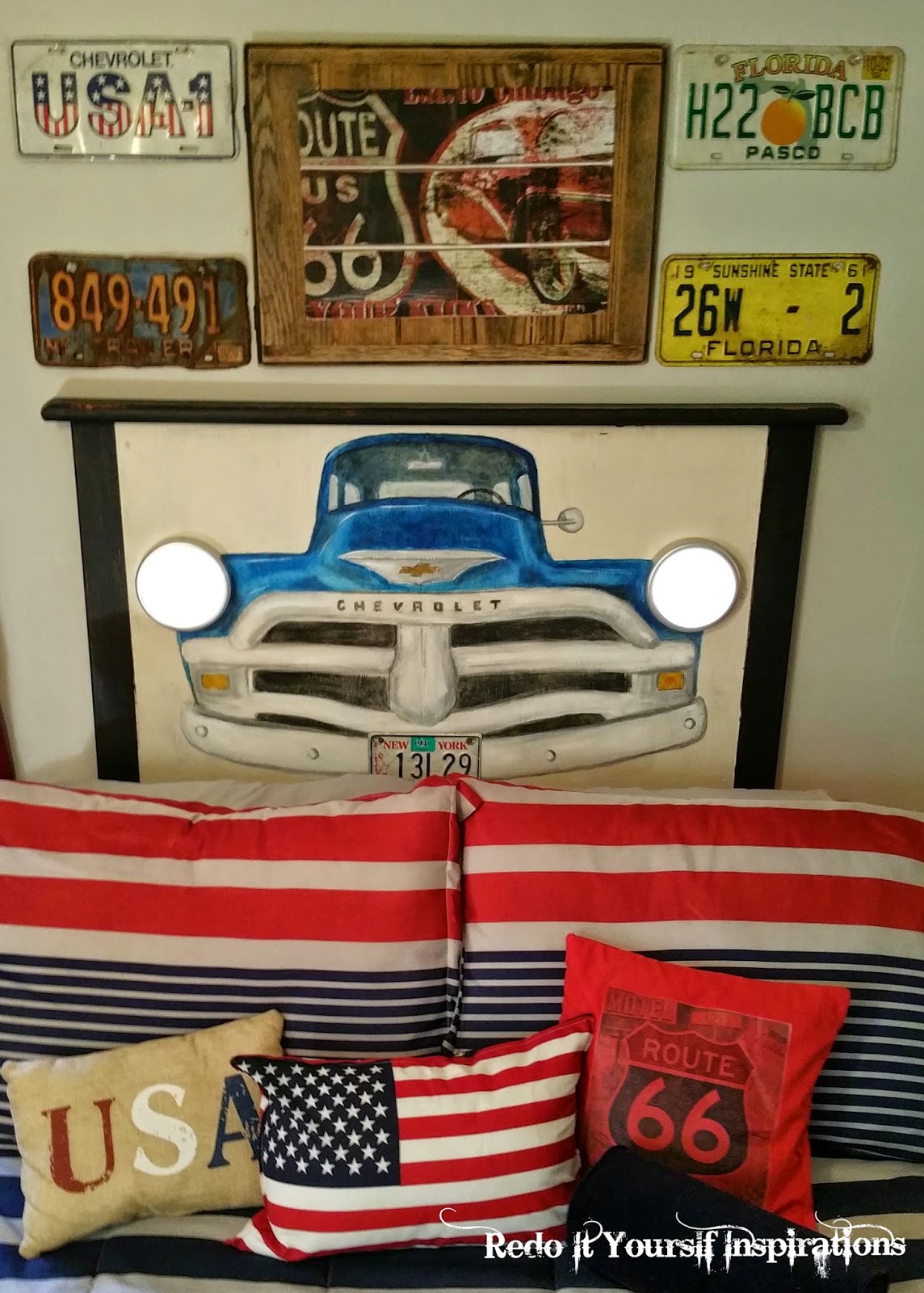 Truck Headboard with Lights Redo It Yourself Inspirations Truck