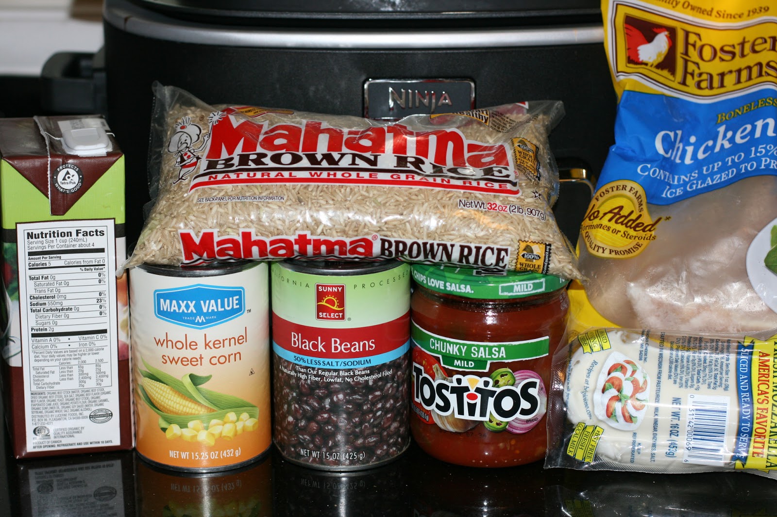 Fiesta Chicken Casserole in the Slow Cooker A Year of Slow Cooking